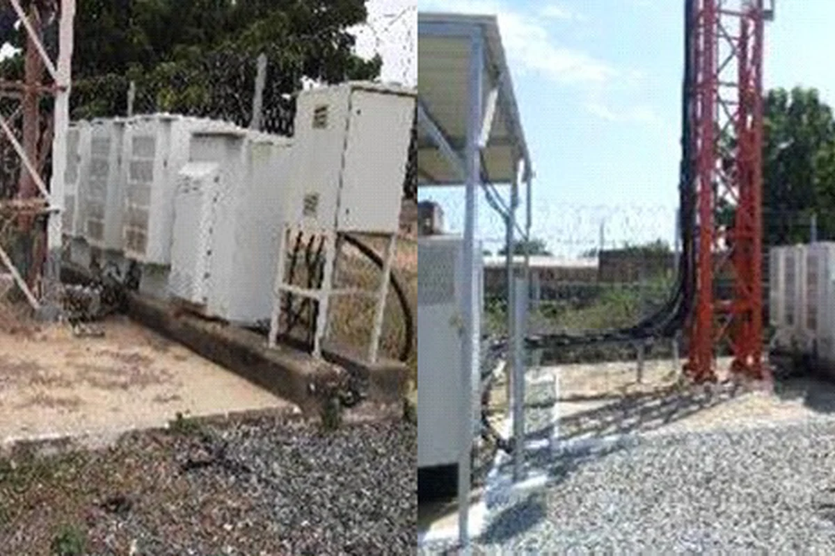 Site infrastructure renewal — before and after